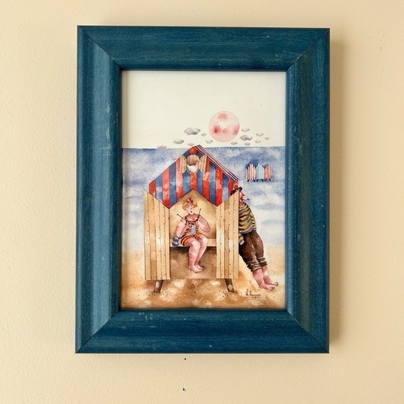 Griff and Graff reproduction wood framed picture sign Ch. Thouzeau - Picture 2 of 9
